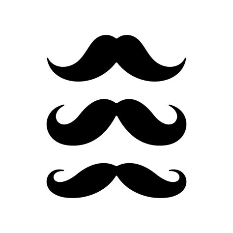 fathers day. . Mustache vector